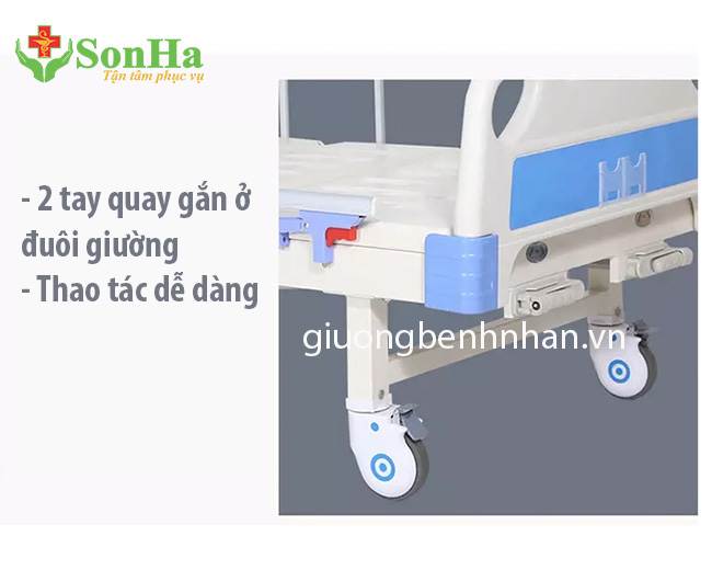 tay quay giường y tế nkm-b02